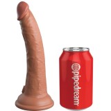 Elite Realistischer Silikondildo 17,8 cm Karamell von King Cock | Fesselliebe.de