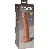 Elite Realistischer Silikondildo 17,8 cm Karamell von King Cock | Fesselliebe.de