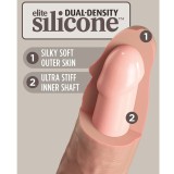 Elite Realistischer Silikondildo 20,3 cm von King Cock | Fesselliebe.de