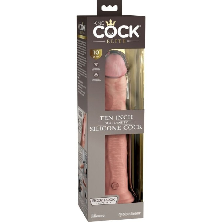 Elite Realistischer Silikondildo 25,4 cm von King Cock | Fesselliebe.de