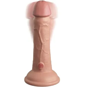 Elite Realistischer Dildo mit Vibration und Silikon 15,2 cm von King Cock