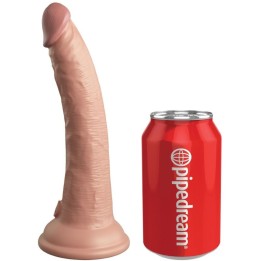 Elite Realistischer Dildo Vibrator & Silikon mit Fernbedienung 17,8 cm von King Cock | Fesselliebe.de
