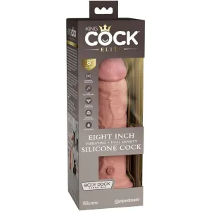 Elite Realistischer Dildo mit Vibration und Silikon 20,3 cm von King Cock