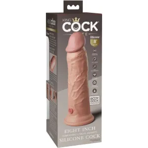 Elite Realistischer Dildo mit Vibration und Silikon 20,3 cm von King Cock