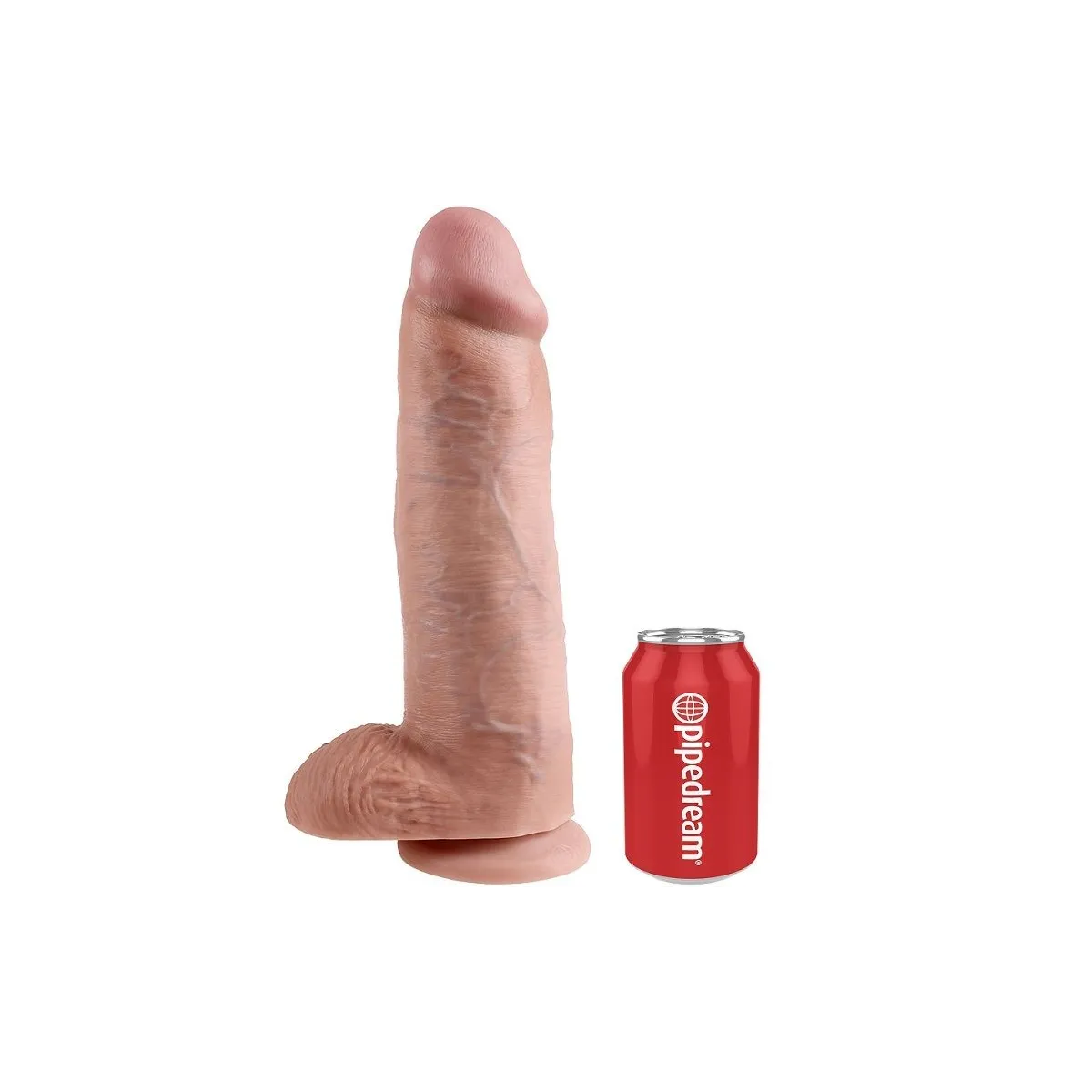 12 Schwanzfleisch mit Eier 30,48 cm von King Cock | Fesselliebe.de