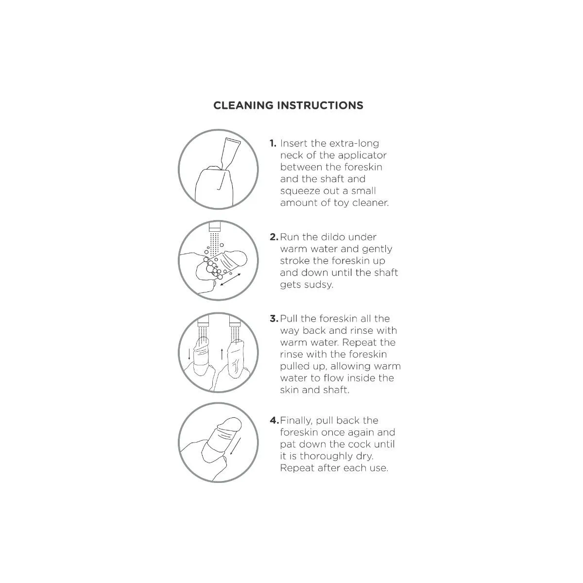 Realistischer Dildo Ungeschnittenes Fleisch 15 cm von King Cock | Fesselliebe.de