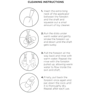 Realistischer Dildo Ungeschnittenes Fleisch 15 cm von King Cock