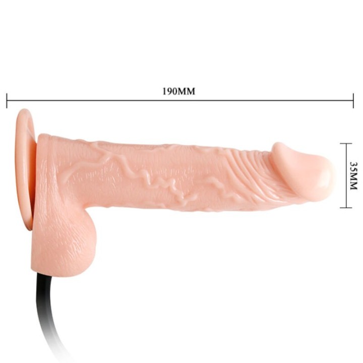 Realistischer aufblasbarer Dildo mit Saugnäpfen 15 cm von Baile Dildos | Fesselliebe.de