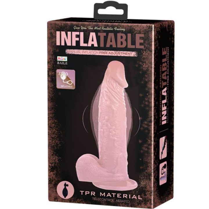Realistischer aufblasbarer Dildo mit Saugnäpfen 15 cm von Baile Dildos | Fesselliebe.de