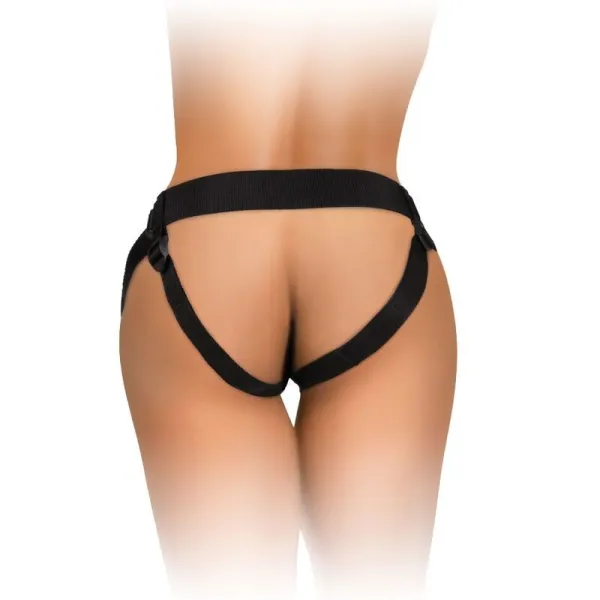 Elite Bequemer Verstellbarer Gurt mit Dildo 17,8 cm von King Cock | Fesselliebe.de