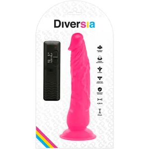 Flexibler Vibrierender Dildo Rosa 21 cm -O- 4,9 cm von Diversia