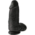 Polliger Realistischer Penis 23 cm Schwarz von King Cock