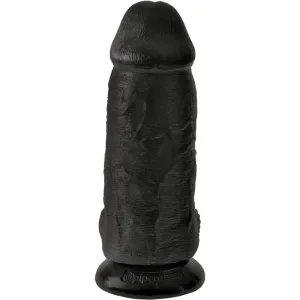 Polliger Realistischer Penis 23 cm Schwarz von King Cock