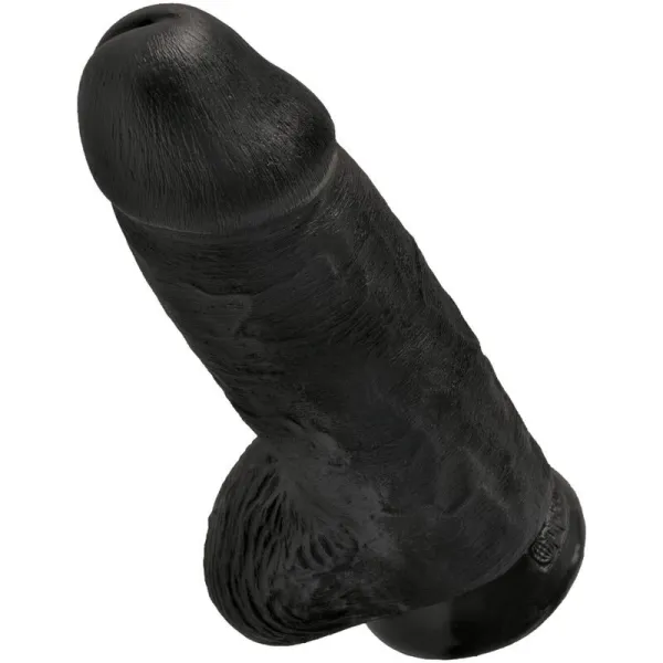 Polliger Realistischer Penis 23 cm Schwarz von King Cock | Fesselliebe.de