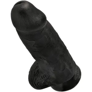 Polliger Realistischer Penis 23 cm Schwarz von King Cock