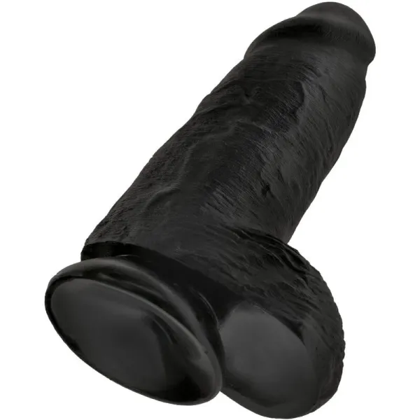 Polliger Realistischer Penis 23 cm Schwarz von King Cock | Fesselliebe.de