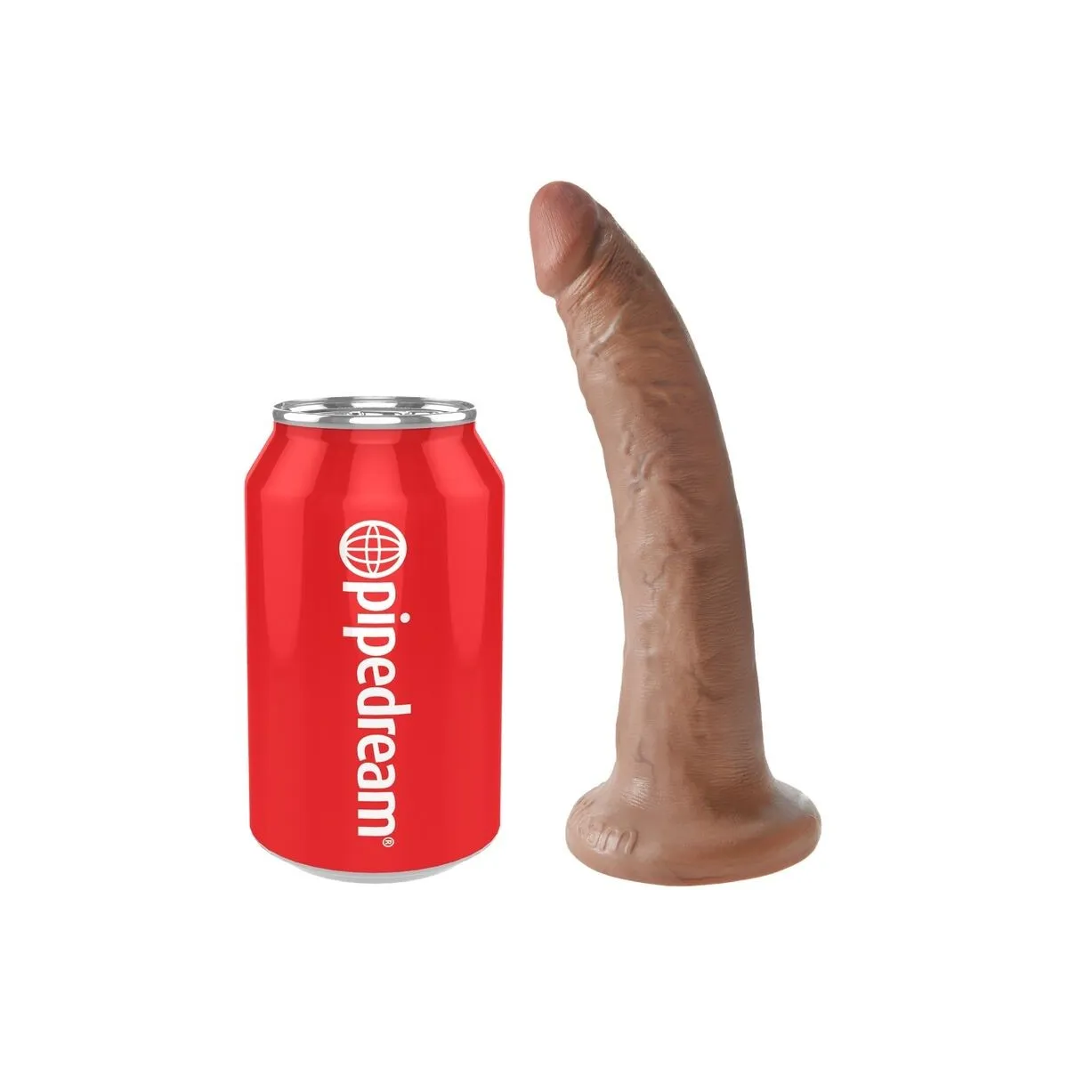 Realistischer Penis 17,5 cm Karamell von King Cock | Fesselliebe.de