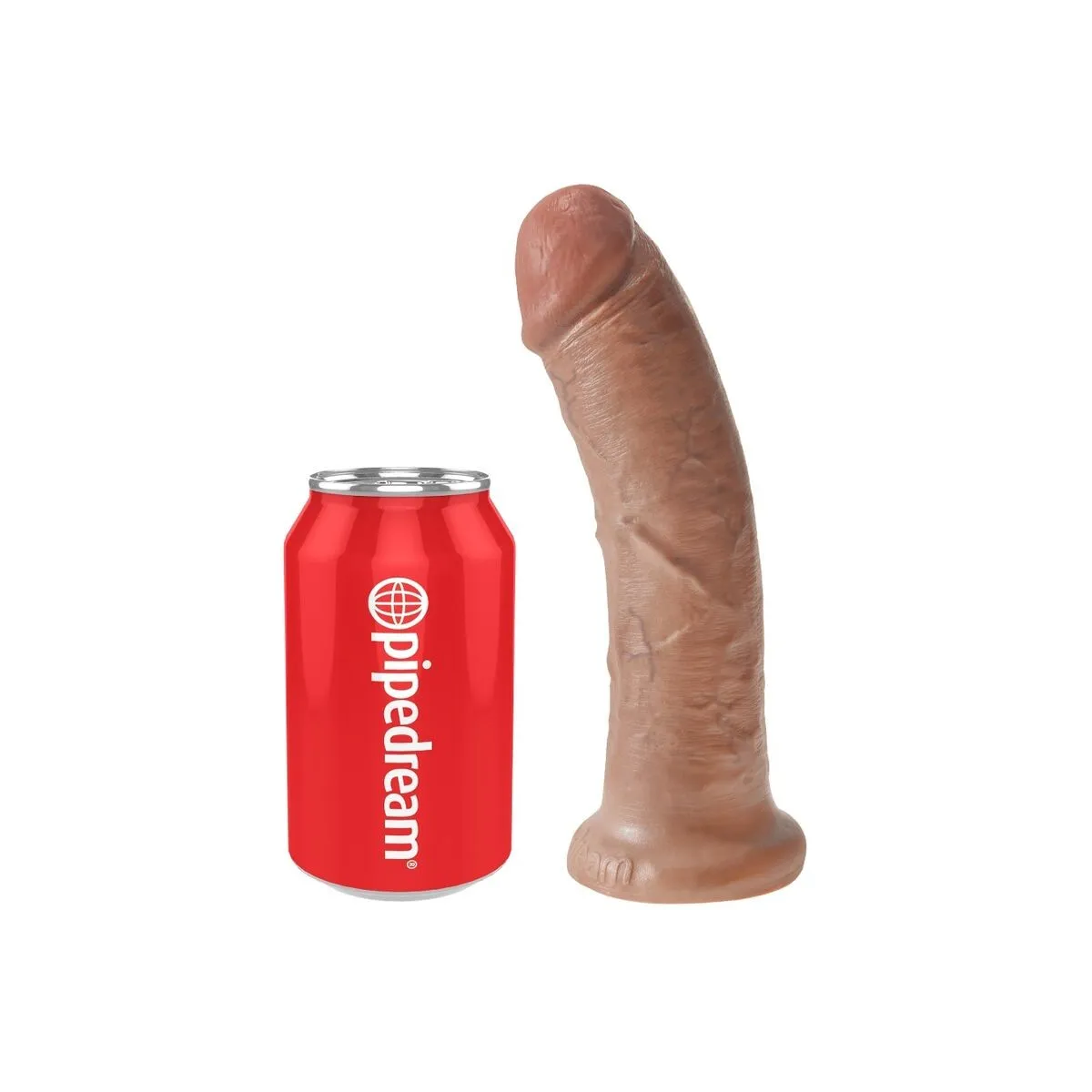 Realistischer Penis 19,5 cm Karamell von King Cock | Fesselliebe.de