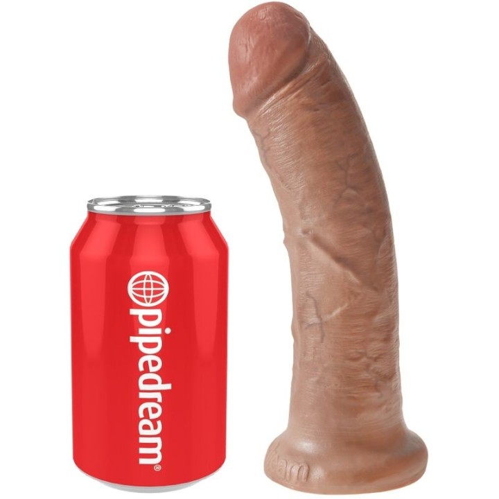 Realistischer Penis 19,5 cm Karamell von King Cock | Fesselliebe.de