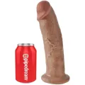 Realistischer Penis 24 cm Karamell von King Cock