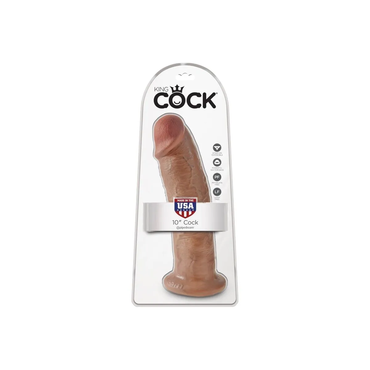 Realistischer Penis 24 cm Karamell von King Cock | Fesselliebe.de
