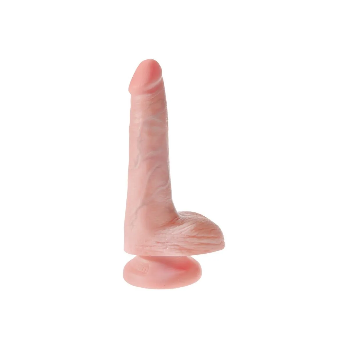 Realistischer Penis mit Eier 13,5 cm Leicht von King Cock | Fesselliebe.de