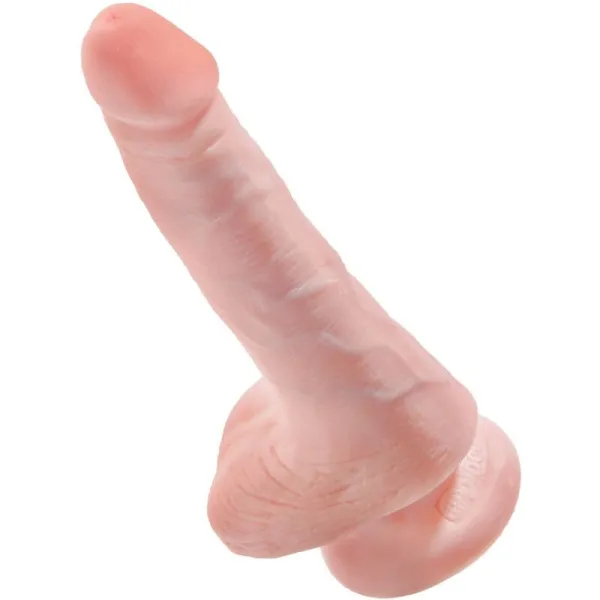 Realistischer Penis mit Eier 13,5 cm Leicht von King Cock | Fesselliebe.de