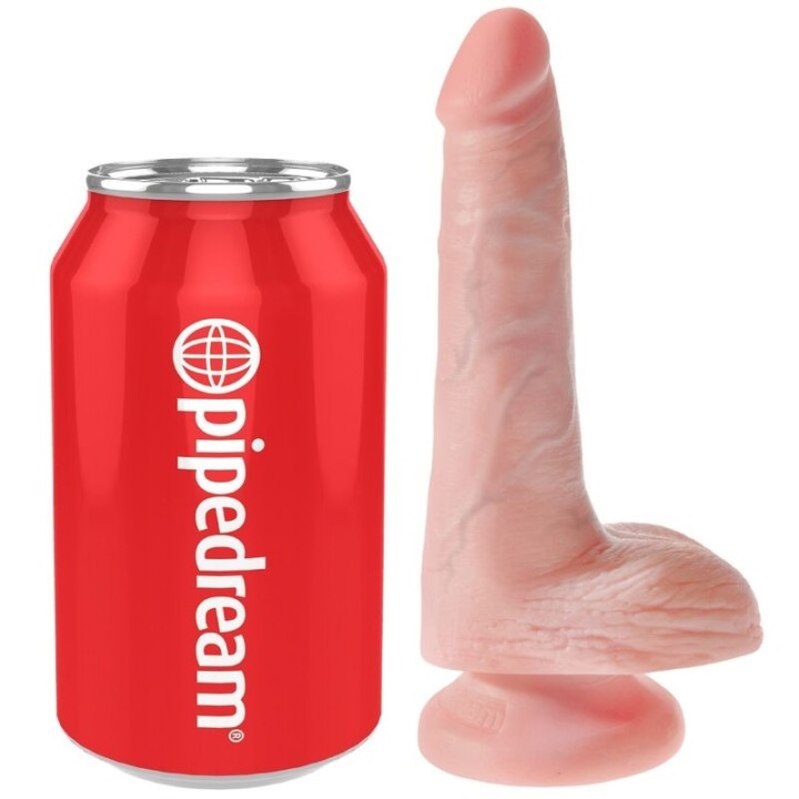 Realistischer Penis mit Eier 13,5 cm Leicht von King Cock | Fesselliebe.de