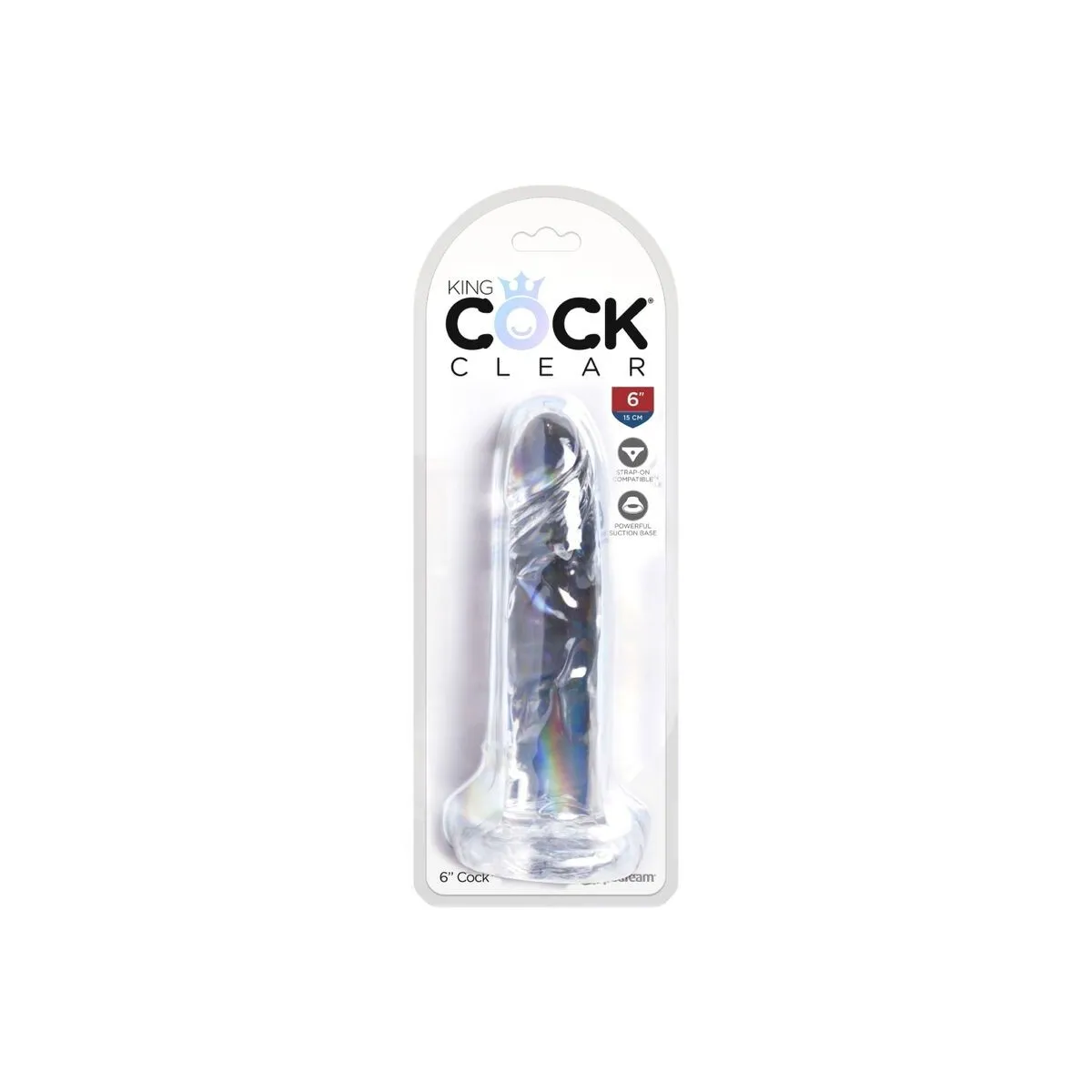 Clear Realistischer Penis 15,5 cm Transparent von King Cock | Fesselliebe.de