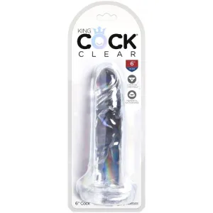 Clear Realistischer Penis 15,5 cm Transparent von King Cock