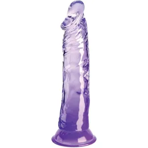 Clear Realistischer Penis 19,7 cm Lila von King Cock | Fesselliebe.de