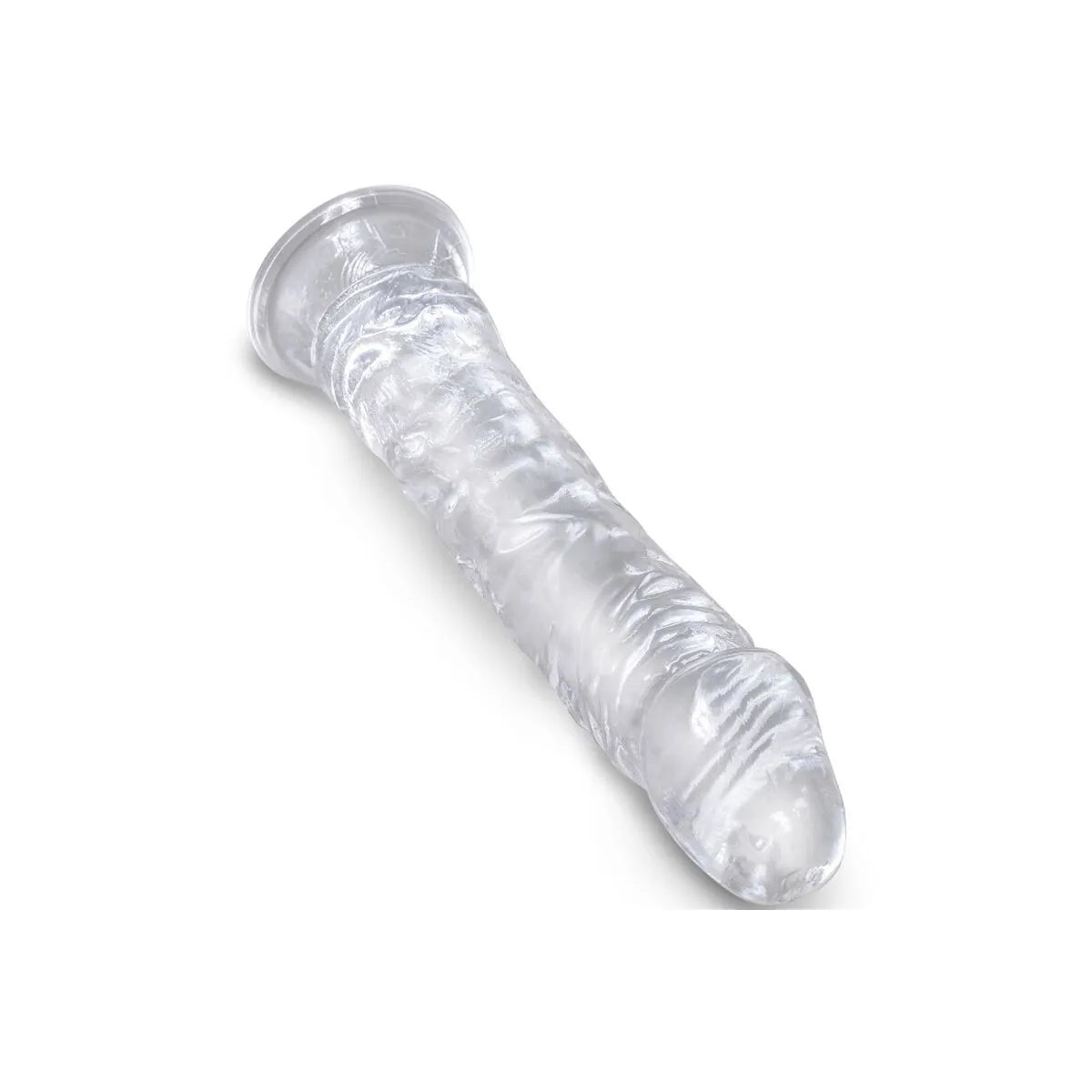 Klarer Realistischer Penis 19,7 cm Transparent von King Cock | Fesselliebe.de