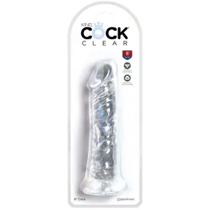 Klarer Realistischer Penis 19,7 cm Transparent von King Cock