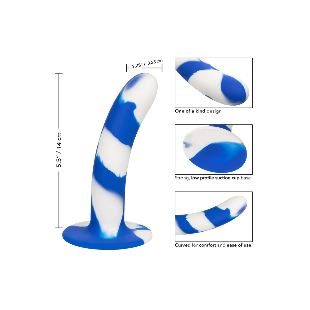 Admiral Swirl Dildo Flexibel von Calexotics | Fesselliebe.de
