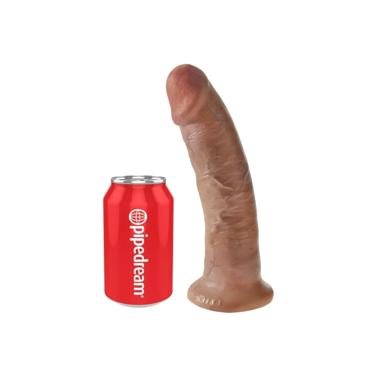 Realistischer Penis 21,7 cm Karamell von King Cock | Fesselliebe.de