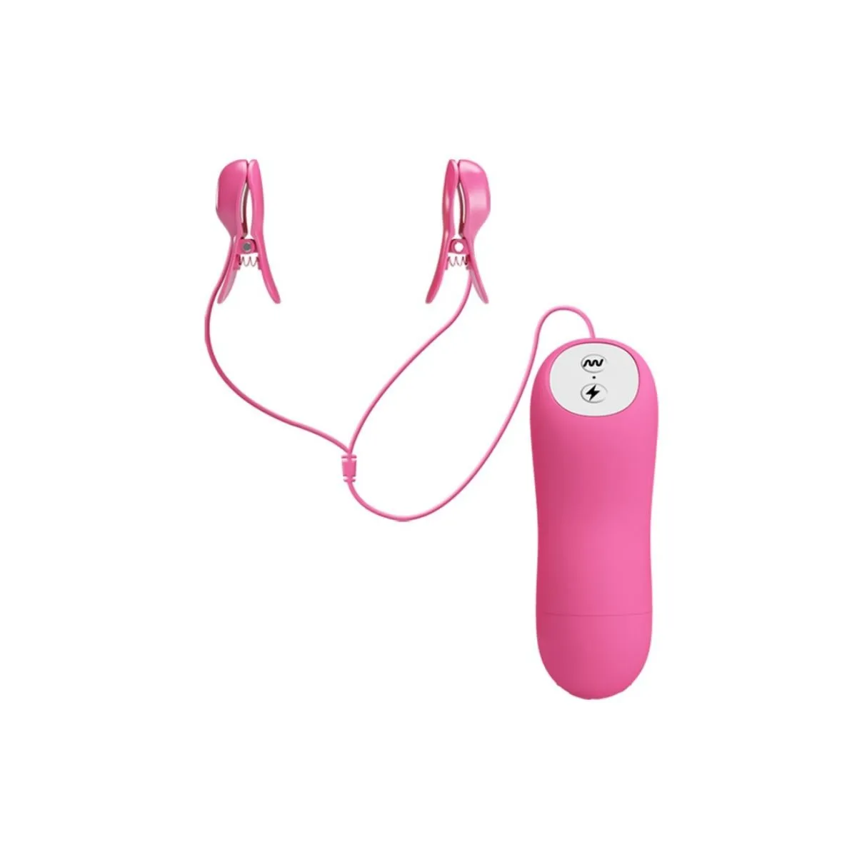 Romantische Wellenpizzen mit Vibration und Fuchsiaelektroschock von Baile Stimulating | Fesselliebe.de