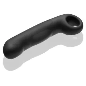 Ovid Silikon Schwarz Dildo von Electrastim
