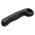 Ovid Silikon Schwarz Dildo von Electrastim