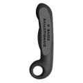 Ovid Silikon Schwarz Dildo von Electrastim