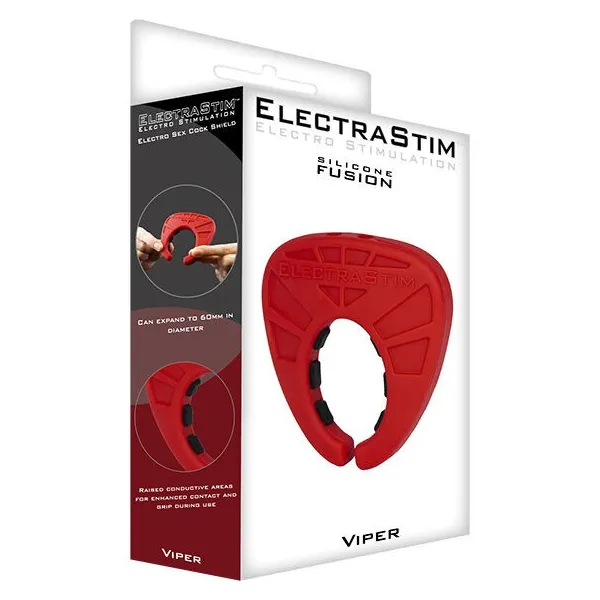 Silikon Fusion Viper Cock Shield von Electrastim | Fesselliebe.de