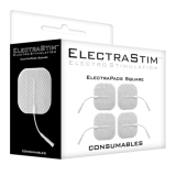 Quadratische Selbstklebende Pads von Electrastim | Fesselliebe.de