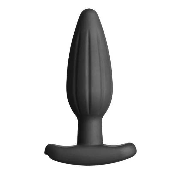 Silikon Schwarz Rocker Butt Plug Mittel von Electrastim | Fesselliebe.de