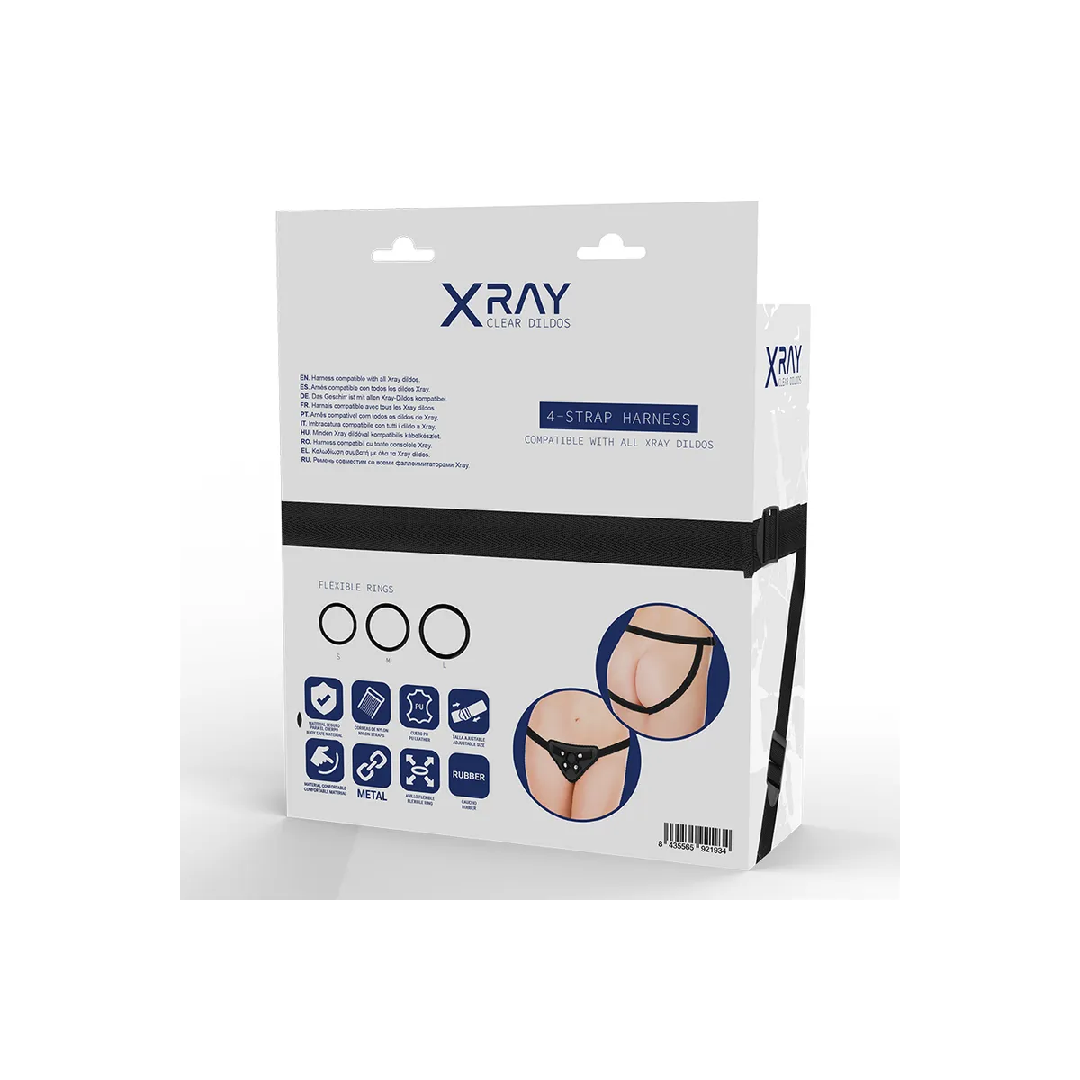 Gurt mit Silikonringen von X Ray | Fesselliebe.de