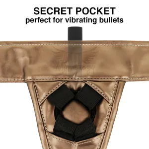 Fantasy-Geschirr - Bronzegeschirr S/M von Mythology Fantasy Harness