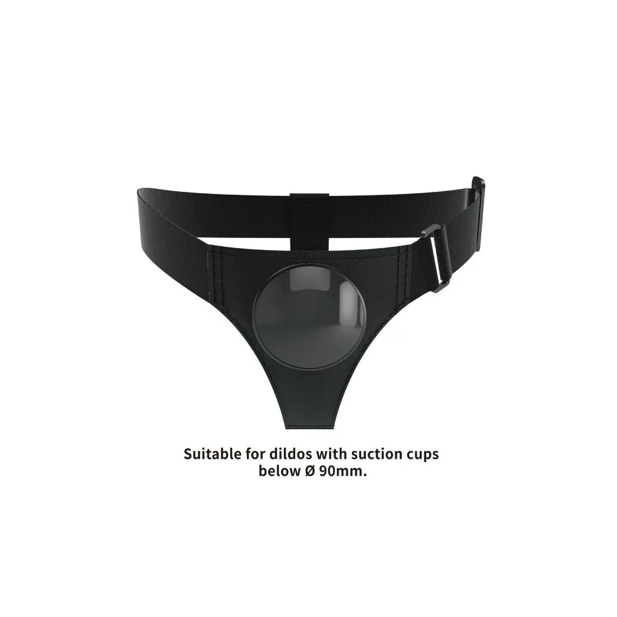 Schwarzes Universalgeschirr von Pretty Love | Fesselliebe.de