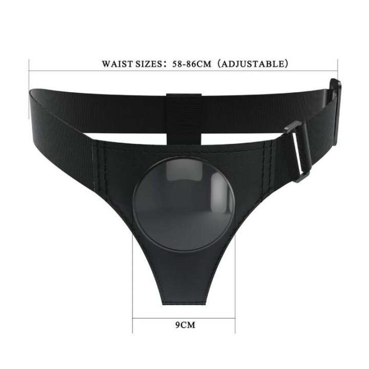 Schwarzes Universalgeschirr von Pretty Love | Fesselliebe.de