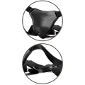 Elite Deluxe Verstellbares Harness-Kit Ring mit Hoden & Dildo 20,3 cm von King Cock