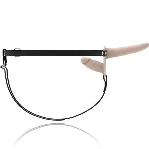 Doppelte Penetration, Fleisch-Vibrator von Fetish Submissive Harness