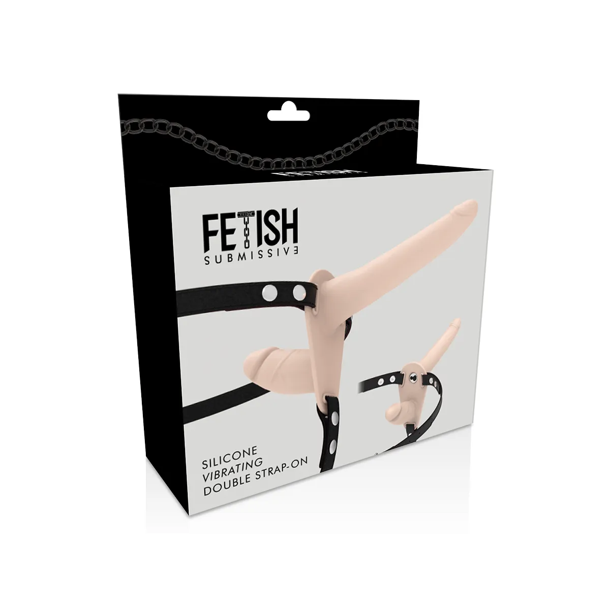 Doppelte Penetration, Fleisch-Vibrator von Fetish Submissive Harness | Fesselliebe.de