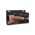 Verstellbarer Gurt mit realistischem Penis mit Spritzenden Bällen 19 cm von Fetish Fantasy Series